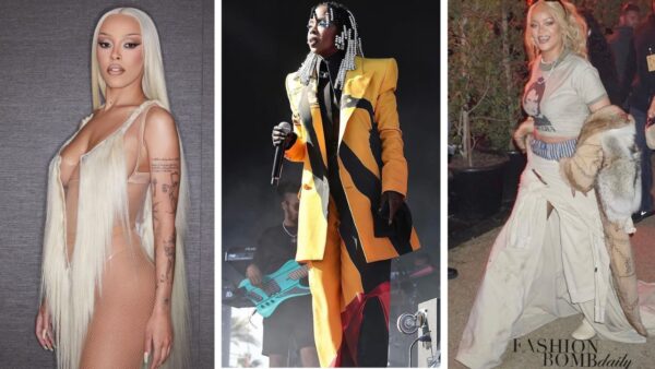 Doja Cat Makes History in a Charlie Le Mindu Wig Costume, Lauryn Hill in Balmain, Rihanna in Dsquared2 Skirt & More – Fashion Bomb Daily